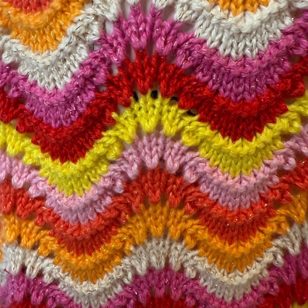 ME369 NEW Kimberley Sunshine Crochet Knit long open Cardigan coat size XS/S - Picture 7 of 16